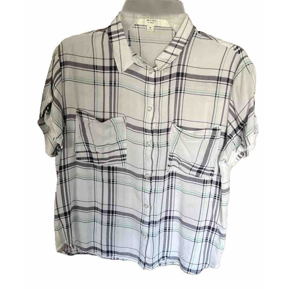 L❤️ve Tree Los Angeles Woman Medium Blouse Made In China 100% Rayon Machine Wash